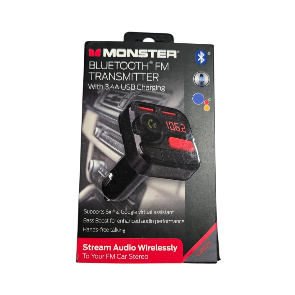 Monster Bluetooth FM Transmitter with USB Charging